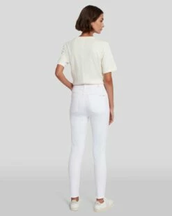 7 For All Mankind Slim Illusion High Waist Ankle Skinny In Luxe White 11 7 For All Mankind Slim Illusion High Waist Ankle Skinny In Luxe White -7 For All Mankind Sales 7U001399 SMW 4