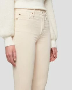 7 For All Mankind Velvet High Waist Ankle Skinny In Tapioca 10 7 For All Mankind Velvet High Waist Ankle Skinny In Tapioca -7 For All Mankind Sales 7U001V65 TAP 3