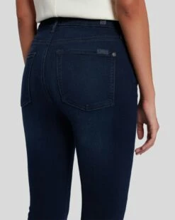 7 For All Mankind Slim Illusion High Waist Skinny In Twilight Blue -7 For All Mankind Sales 7U003467 TWB 5