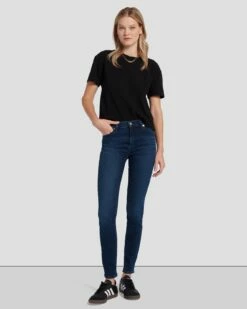 7 For All Mankind Slim Illusion High Waist Skinny In Legendary -7 For All Mankind Sales 7U003U58 LEG 6