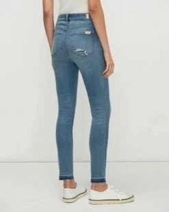 7 For All Mankind Slim Illusion HW Ankle Skinny In Aloe 9 7 For All Mankind Slim Illusion HW Ankle Skinny In Aloe -7 For All Mankind Sales 7U082393 AO1 04