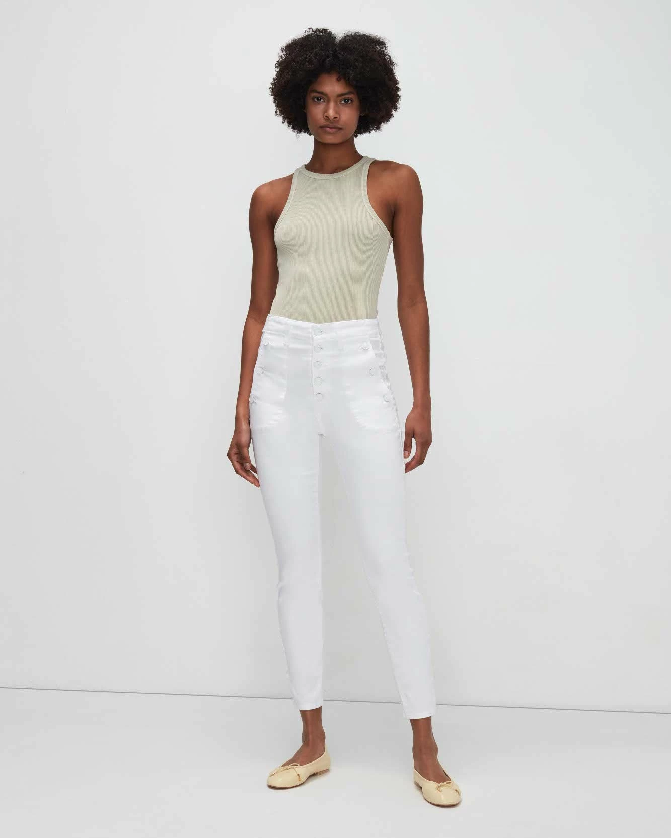 7 For All Mankind Slim Illusion Portia In White 3 7 For All Mankind Slim Illusion Portia In White