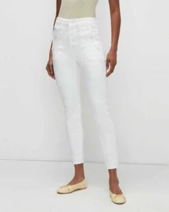 7 For All Mankind Slim Illusion Portia In White 8 7 For All Mankind Slim Illusion Portia In White -7 For All Mankind Sales 7U083399 SLW 03