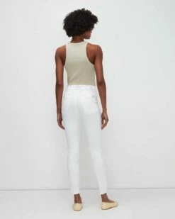 7 For All Mankind Slim Illusion Portia In White 9 7 For All Mankind Slim Illusion Portia In White -7 For All Mankind Sales 7U083399 SLW 04