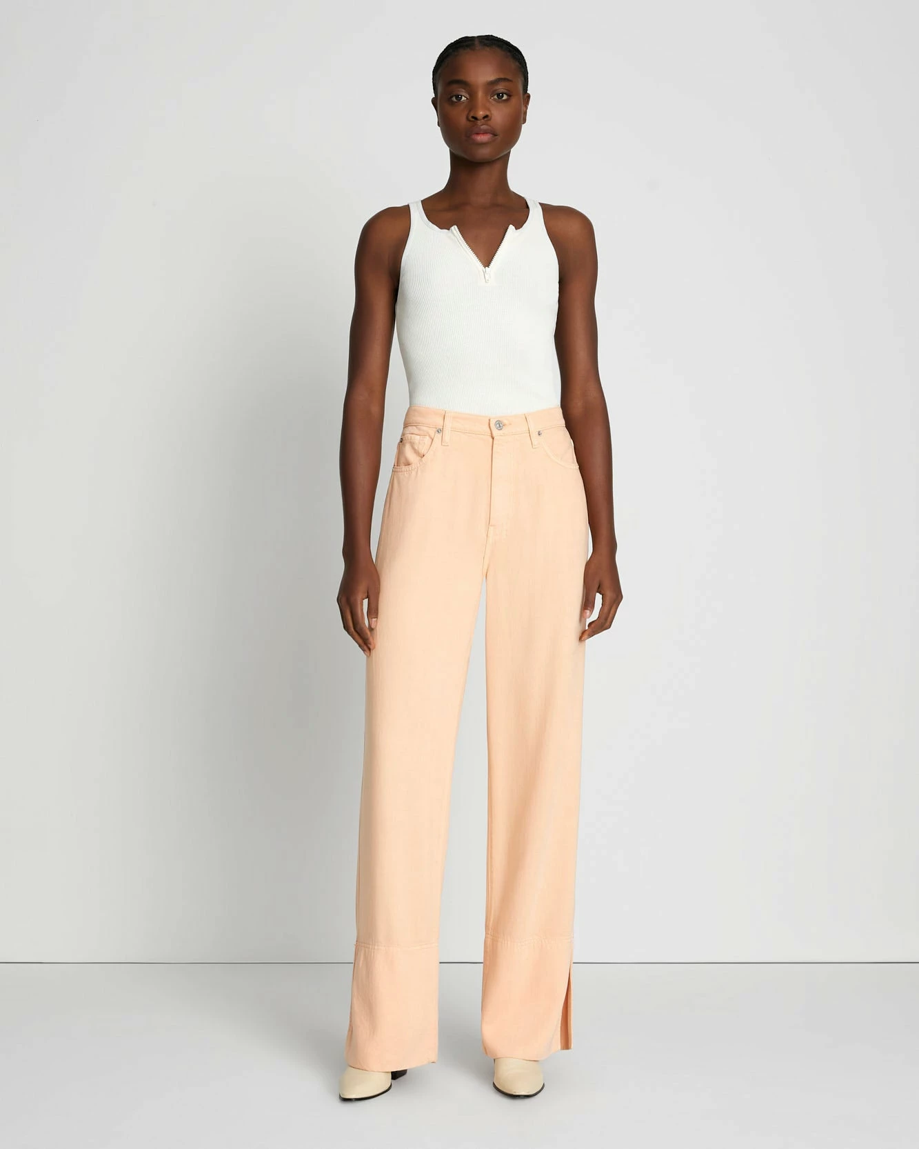 7 For All Mankind Denim Lustre Trouser In Prairie Sunset 3 7 For All Mankind Denim Lustre Trouser In Prairie Sunset