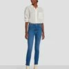 7 For All Mankind No Filter Ultra High Rise Ankle Skinny In Mazete -7 For All Mankind Sales 7U102650 MZ1 1