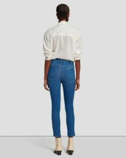 7 For All Mankind No Filter Ultra High Rise Ankle Skinny In Mazete -7 For All Mankind Sales 7U102650 MZ1 4
