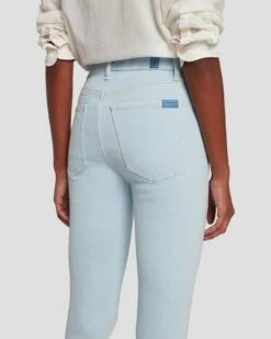 7 For All Mankind No Filter Ultra High Rise Ankle Skinny In Peretti -7 For All Mankind Sales 7U102650 PE1 5