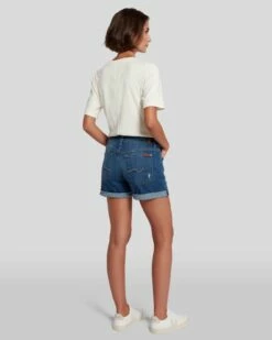 7 For All Mankind Broken Twill Mid Roll Short In Vanity Destroy 10 7 For All Mankind Broken Twill Mid Roll Short In Vanity Destroy -7 For All Mankind Sales 7U21067 BTL 4