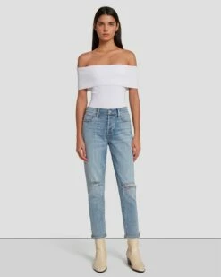 7 For All Mankind Broken Twill Josefina In De Ville