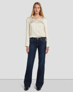 7 For All Mankind Broken Twill Original Bootcut In Calix