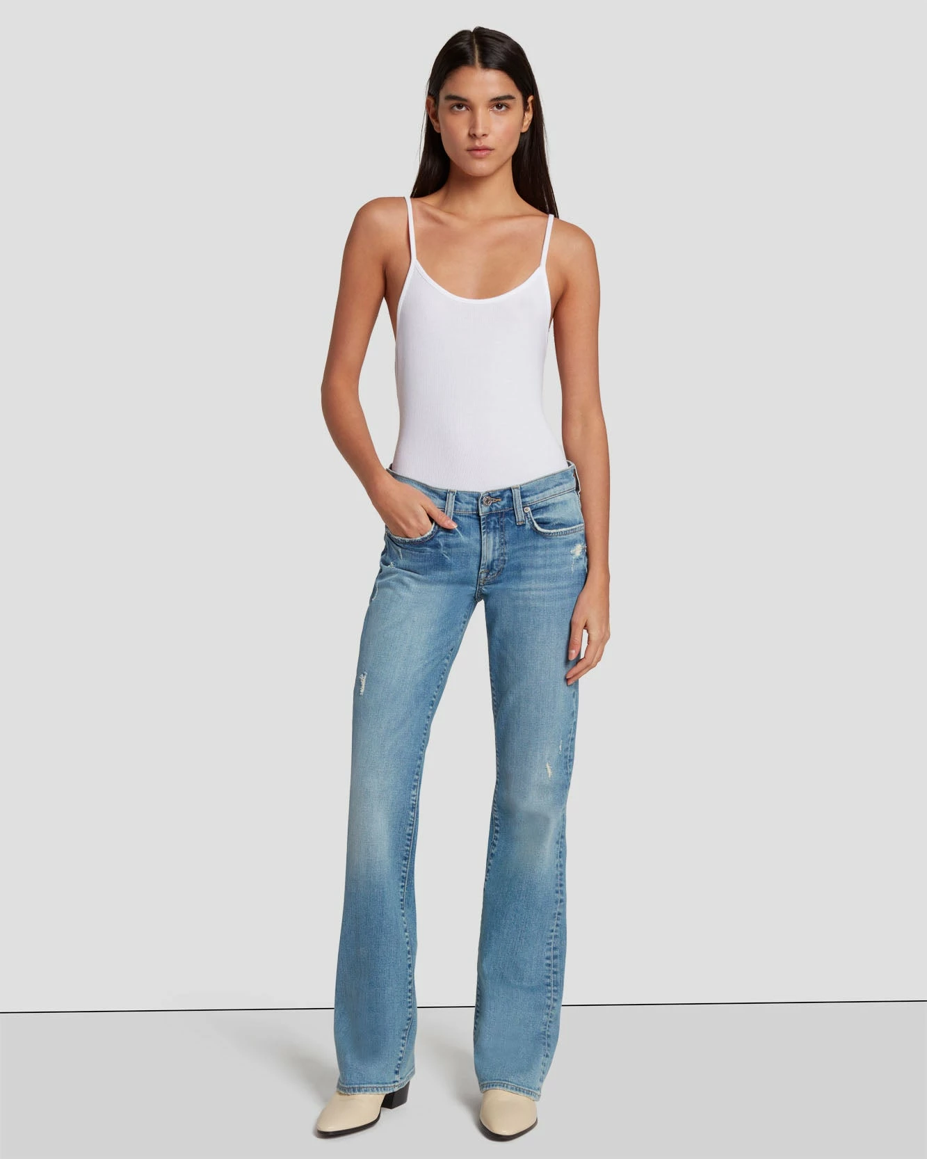 7 For All Mankind Original Bootcut In Summer Fig 3 7 For All Mankind Original Bootcut In Summer Fig