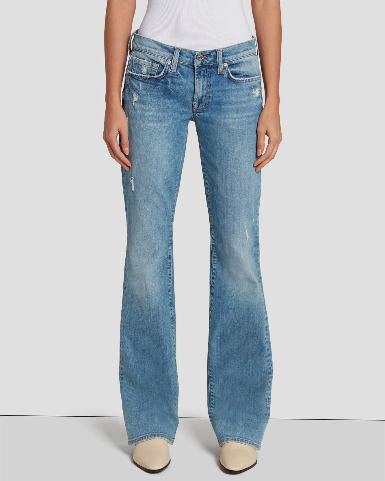 7 For All Mankind Original Bootcut In Summer Fig 4 7 For All Mankind Original Bootcut In Summer Fig - Image 2