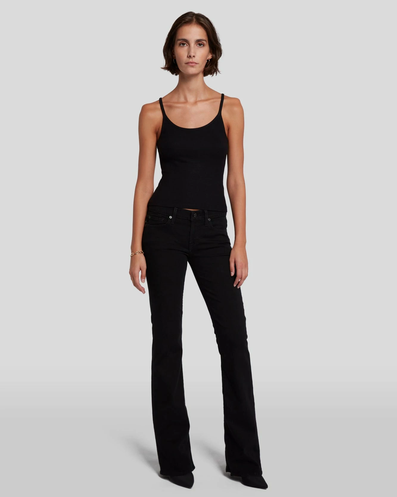 7 For All Mankind B(air) Original Bootcut In Rinsed Black 3 7 For All Mankind B(air) Original Bootcut In Rinsed Black