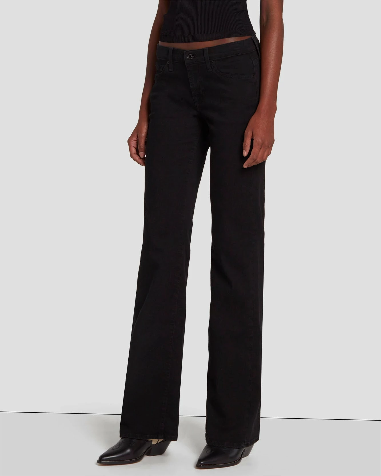 7 For All Mankind B(air) Original Bootcut In Rinsed Black 9 7 For All Mankind B(air) Original Bootcut In Rinsed Black - Image 7
