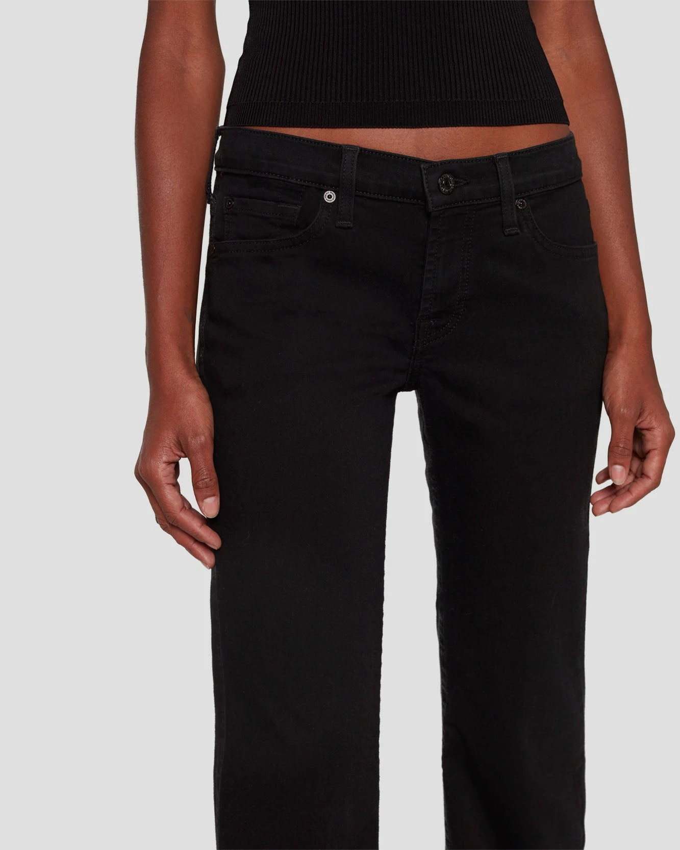 7 For All Mankind B(air) Original Bootcut In Rinsed Black 10 7 For All Mankind B(air) Original Bootcut In Rinsed Black - Image 8