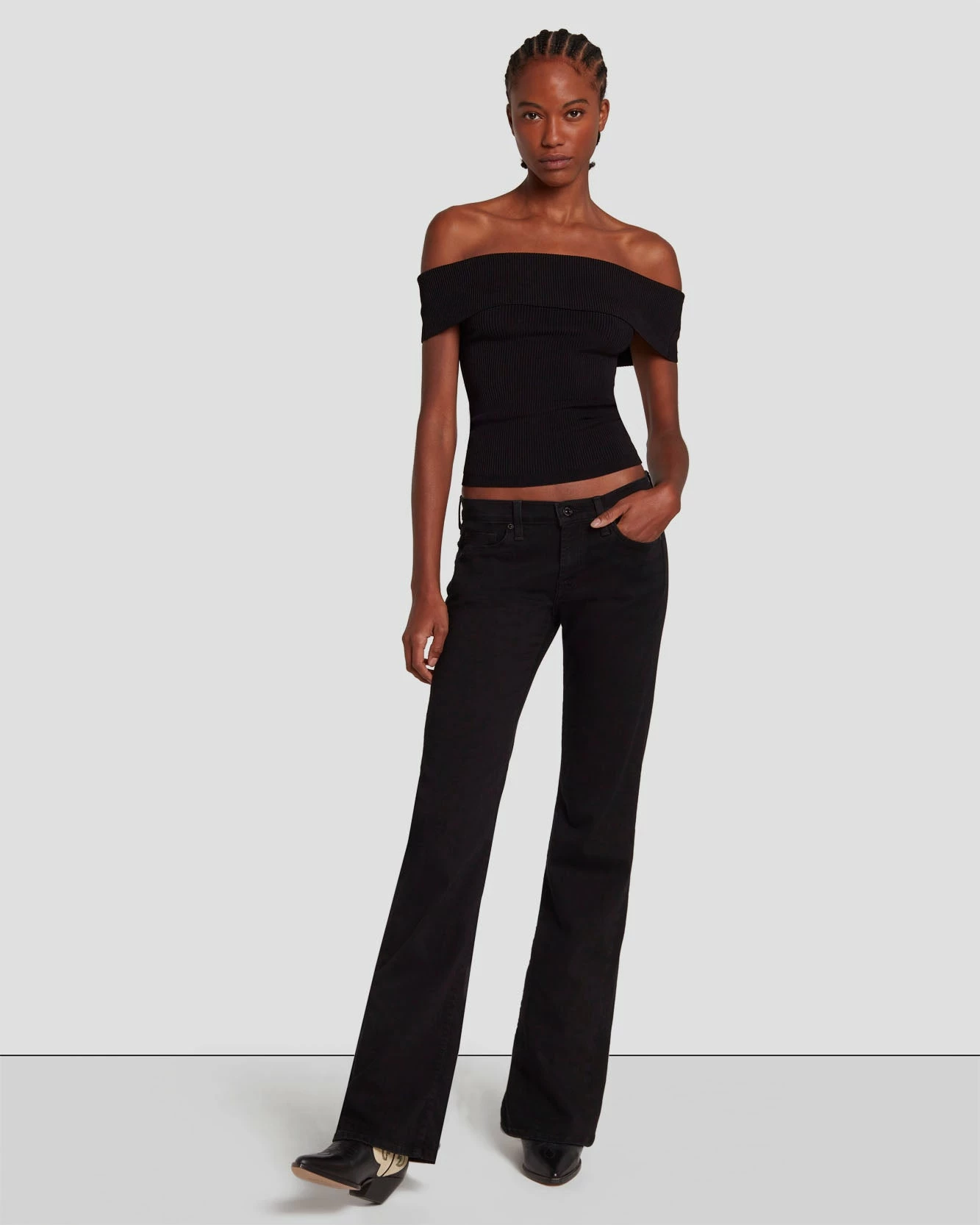 7 For All Mankind B(air) Original Bootcut In Rinsed Black 13 7 For All Mankind B(air) Original Bootcut In Rinsed Black - Image 11