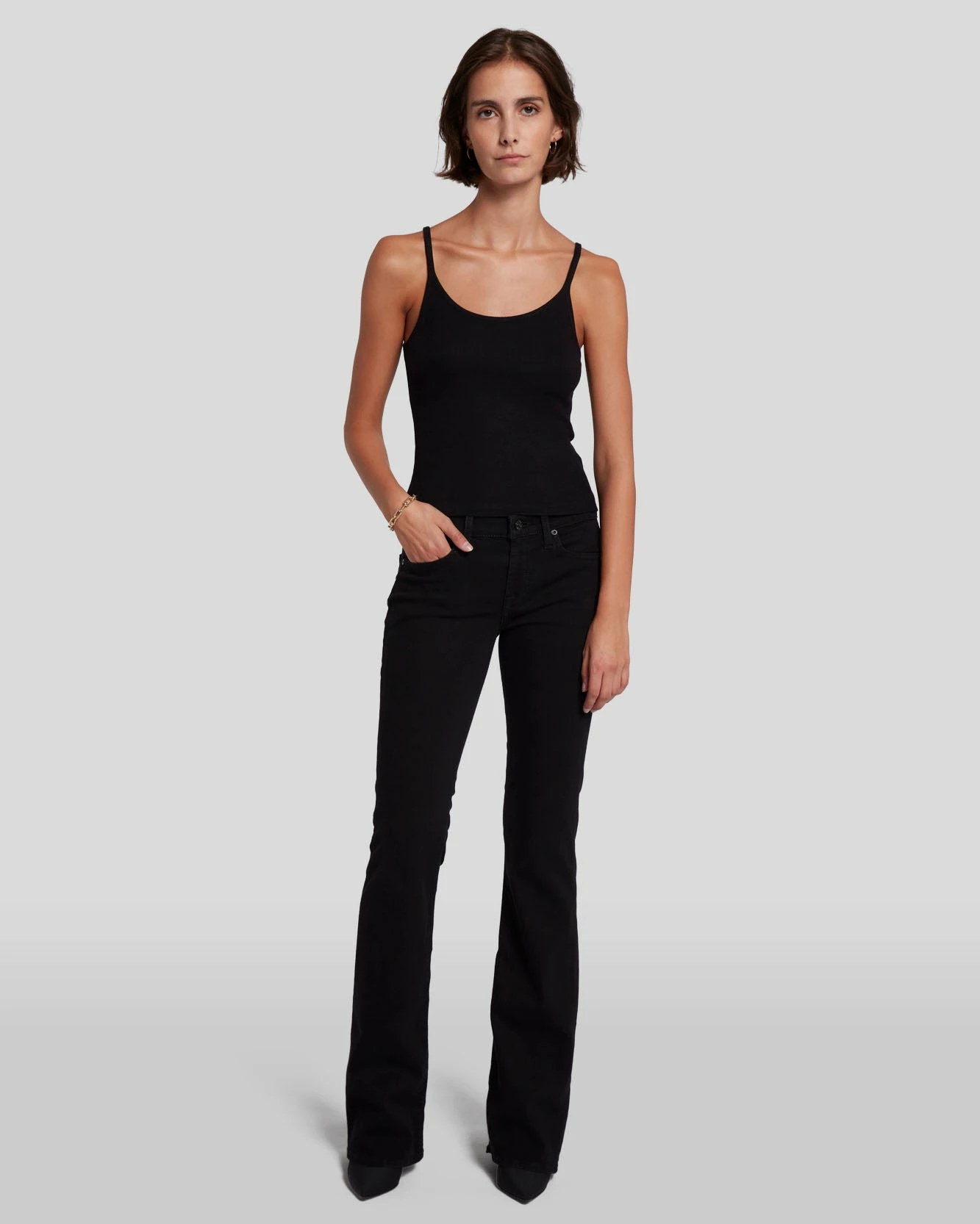 7 For All Mankind B(air) Original Bootcut In Rinsed Black 14 7 For All Mankind B(air) Original Bootcut In Rinsed Black - Image 12