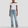 7 For All Mankind Broken Twill Kimmie Straight In De Ville -7 For All Mankind Sales 7U343067 DVL 1