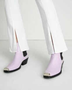 7 For All Mankind Slim Illusion Kimmie Straight In White -7 For All Mankind Sales 7U343399 SMW 3