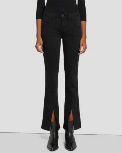 7 For All Mankind Slim Illusion Kimmie Straight In Black 10 7 For All Mankind Slim Illusion Kimmie Straight In Black -7 For All Mankind Sales 7U343526 SIB 0502 F