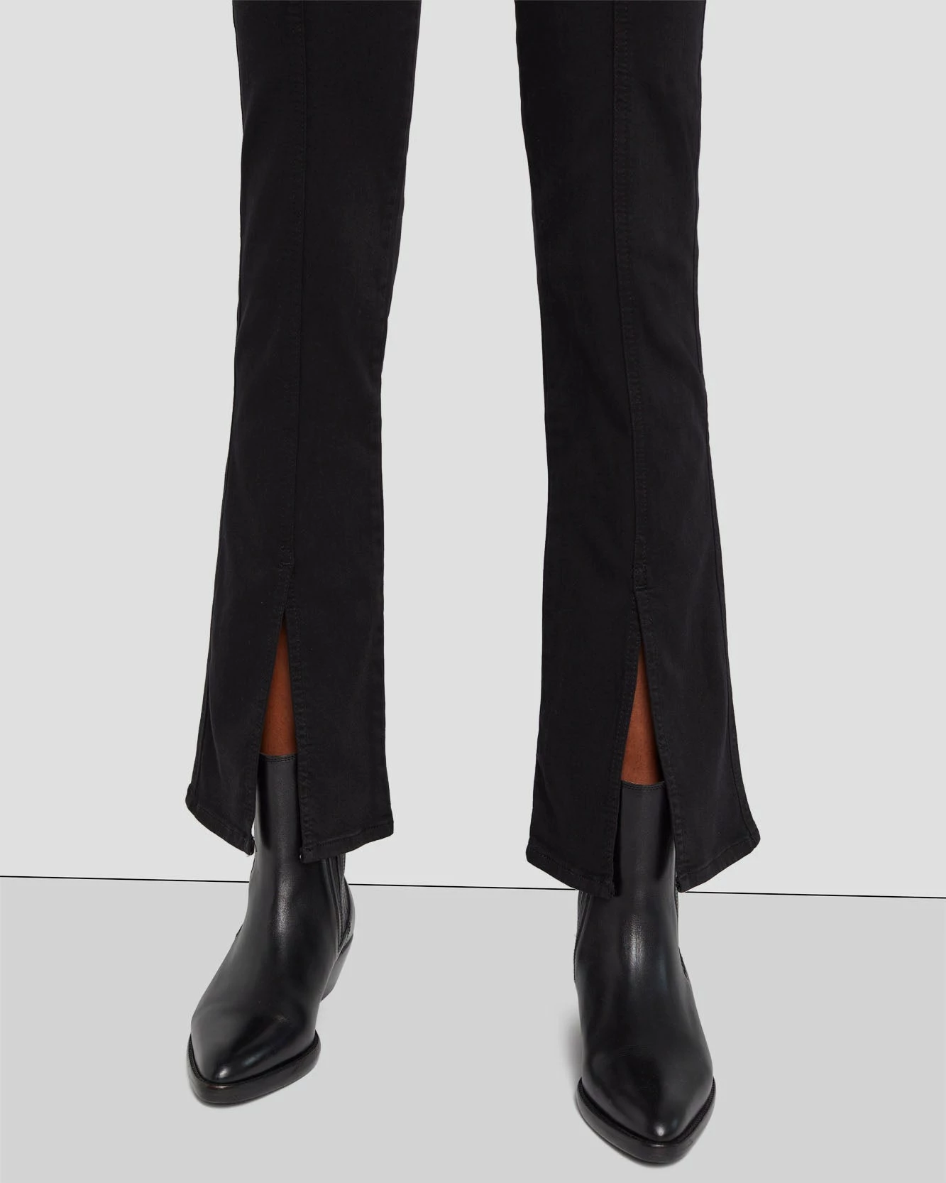 7 For All Mankind Slim Illusion Kimmie Straight In Black 6 7 For All Mankind Slim Illusion Kimmie Straight In Black - Image 4