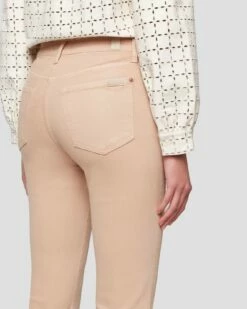 7 For All Mankind High Waist Slim Kick In Coated Camel 12 7 For All Mankind High Waist Slim Kick In Coated Camel -7 For All Mankind Sales 7U352752 KML 5