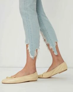 7 For All Mankind Luxe Vintage High Waist Slim Kick In Sun Blue -7 For All Mankind Sales 7U383720 SU1 03