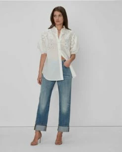 7 For All Mankind Easy Straight Star Panel In Palma Rosa 11 7 For All Mankind Easy Straight Star Panel In Palma Rosa -7 For All Mankind Sales 7U421555 PRP 05