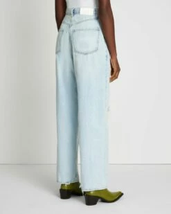 7 For All Mankind The Jennifer 90's Baggy Jean In Blue Babe -7 For All Mankind Sales 7U422555 BBE 4