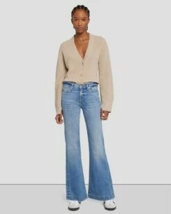 7 For All Mankind Tailorless Dojo In Tribeca Light