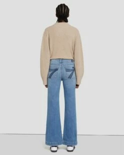 7 For All Mankind Tailorless Dojo In Tribeca Light -7 For All Mankind Sales 7U45244A TLG 4