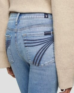 7 For All Mankind Tailorless Dojo In Tribeca Light -7 For All Mankind Sales 7U45244A TLG 5