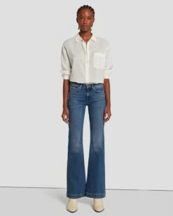 7 For All Mankind Tailorless Dojo In New York Dark