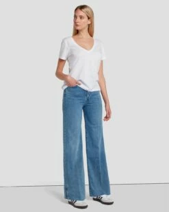 7 For All Mankind Left Hand Ultra High Rise Jo In Vive -7 For All Mankind Sales 7U520062 VVR 6