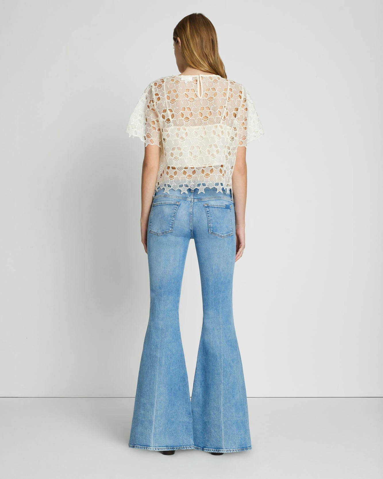 7 For All Mankind Low Rise Flare In Chamberlain 6 7 For All Mankind Low Rise Flare In Chamberlain - Image 4