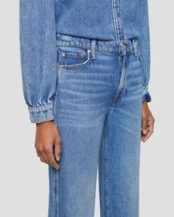 7 For All Mankind Tailorless Denim Lustre Modern Dojo In Daylily -7 For All Mankind Sales 7U536C86 DLY 3