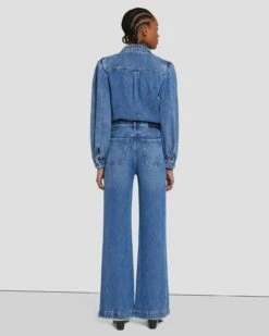 7 For All Mankind Tailorless Denim Lustre Modern Dojo In Daylily -7 For All Mankind Sales 7U536C86 DLY 4