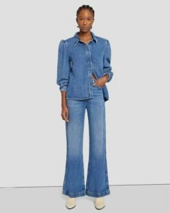 7 For All Mankind Tailorless Denim Lustre Modern Dojo In Daylily -7 For All Mankind Sales 7U536C86 DLY 6