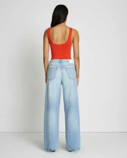 7 For All Mankind Easy Lo Slouchy Wide Leg In Rothwell -7 For All Mankind Sales 7U626596 ROT 4