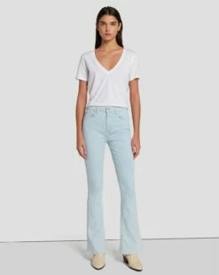 7 For All Mankind Tailorless No Filter UHR Skinny Bootcut In Peretti