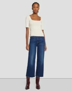 7 For All Mankind Cropped Alexa In Dian