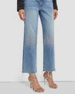 7 For All Mankind Logan Embellished Stovepipe In Ode To -7 For All Mankind Sales 7U644922 OD2 3