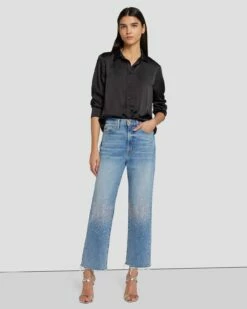 7 For All Mankind Logan Embellished Stovepipe In Ode To -7 For All Mankind Sales 7U644922 OD2 6