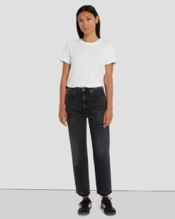7 For All Mankind MANKIND Logan Stovepipe In Licorice -7 For All Mankind Sales 7U644C31 LI1 6