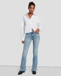 7 For All Mankind Tailorless Luxe Vintage Bootcut In Must