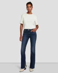 7 For All Mankind Tailorless Luxe Vintage Bootcut In Deep Soul