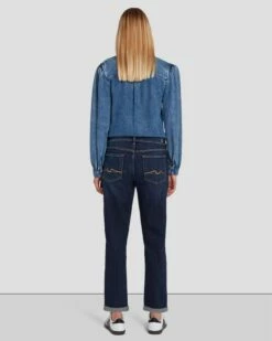 7 For All Mankind Broken Twill Josefina In Calix -7 For All Mankind Sales 7U646067 CLX 4