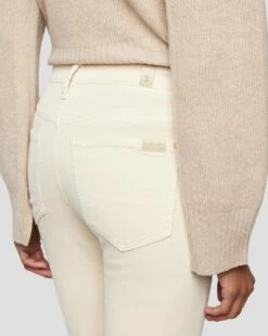 7 For All Mankind Tailorless Corduroy UHR Skinny Boot In Tapioca -7 For All Mankind Sales 7U648V64 TAP 5