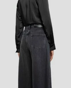 7 For All Mankind MANKIND Zoey Super Wide Leg In Licorice 10 7 For All Mankind MANKIND Zoey Super Wide Leg In Licorice -7 For All Mankind Sales 7U649C31 LIR 5